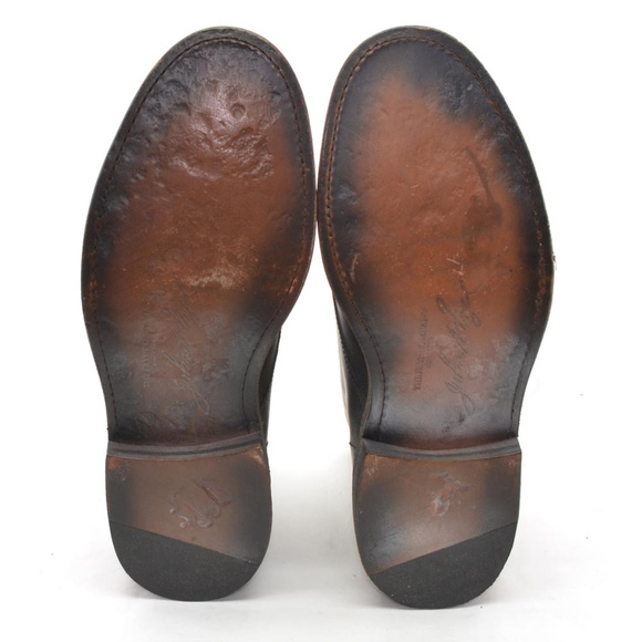 Frye James Rugged Leather Lace Boots Men 7.5 - NIB - Picture 5 of 6